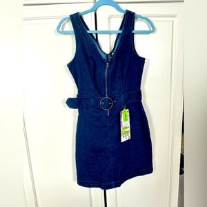 Adorable denim mini dress